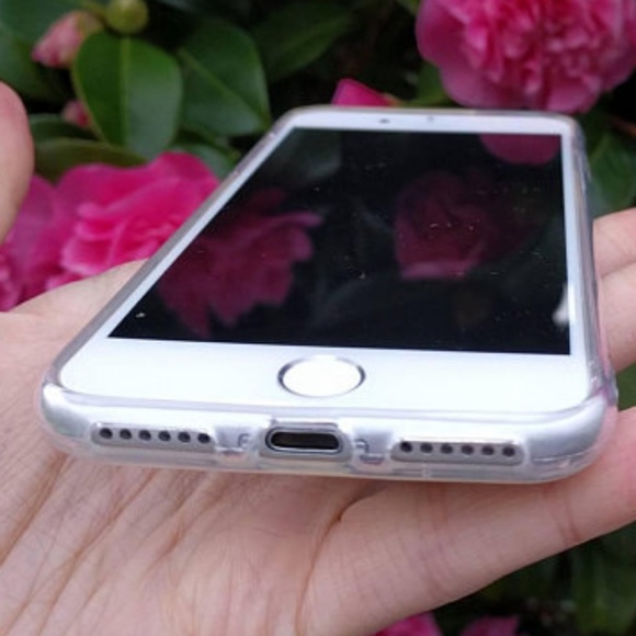 iPhone Clear Glitter Star Case - Picture 3 of 3